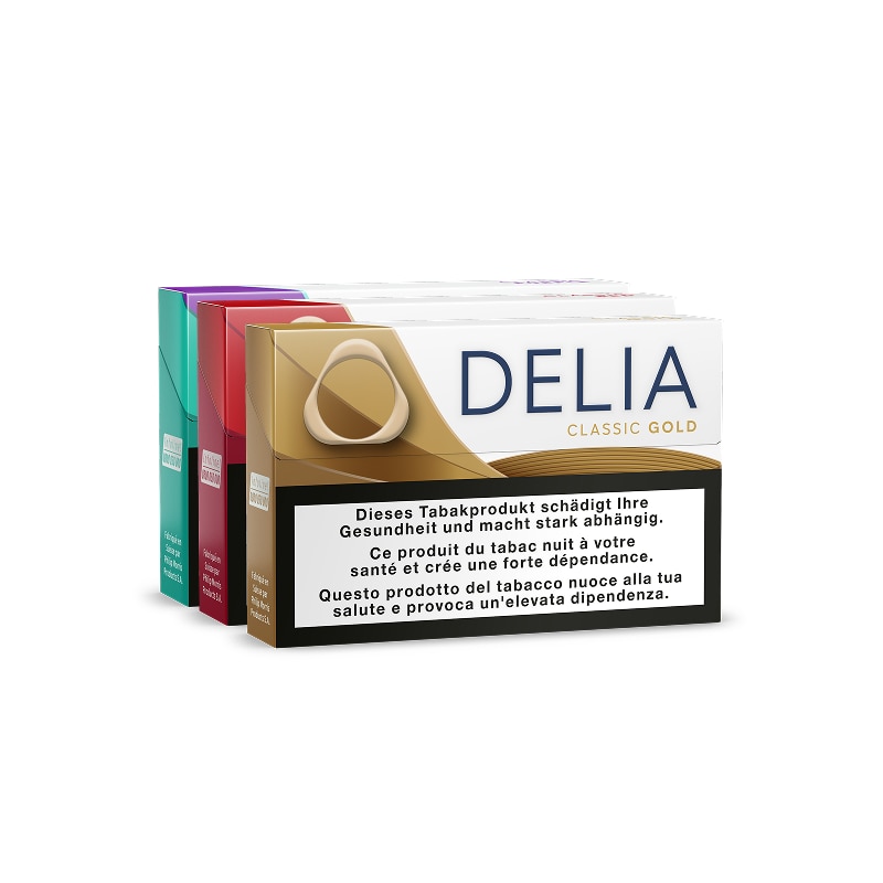 CLASSIC TASTE, DELIA Gold, DELIA Red, DELIA Purple, large 1